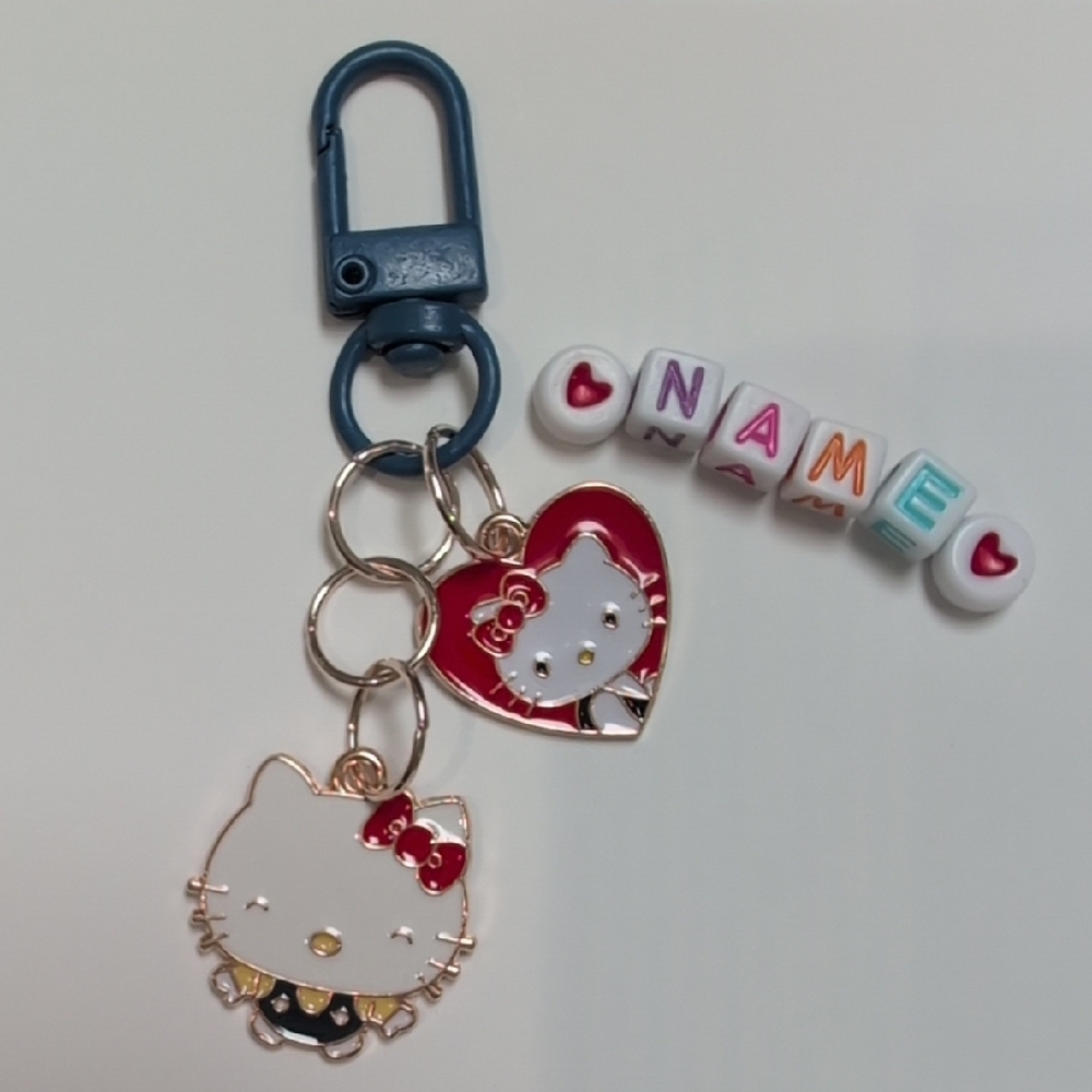Hello Kitty Charm Keychain *Customizable* - Picture 2 of 4